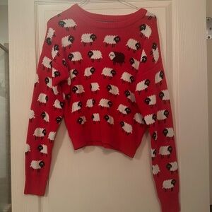 Adorable sheep sweater!